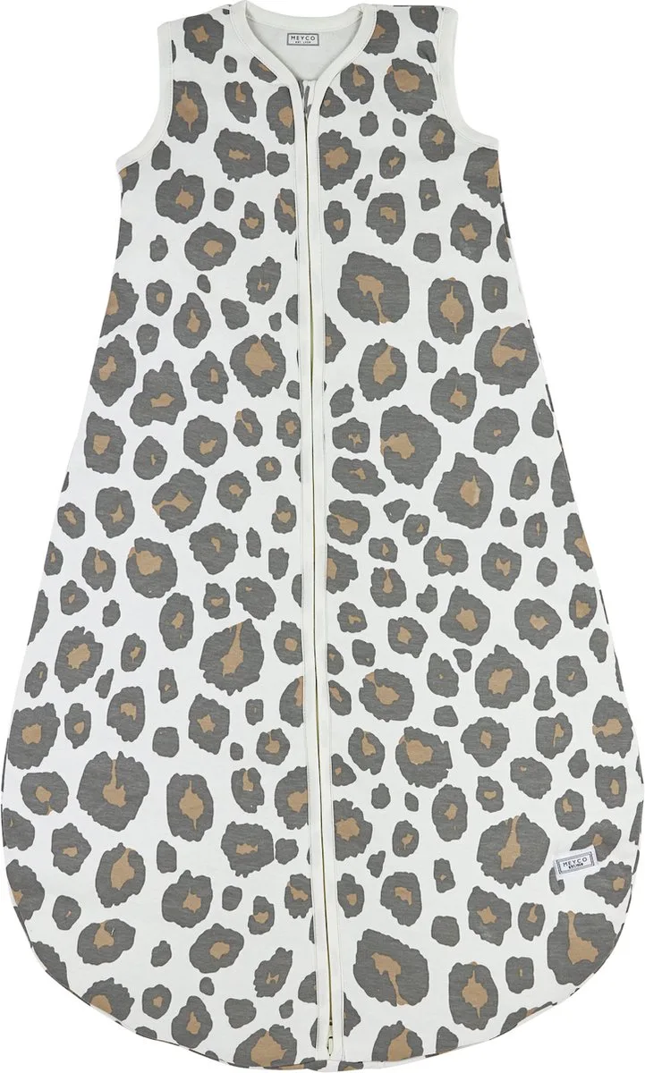Panter baby zomerslaapzak rond - 110cm - 0.5 TOG de Meyco en Neutral – photo produit