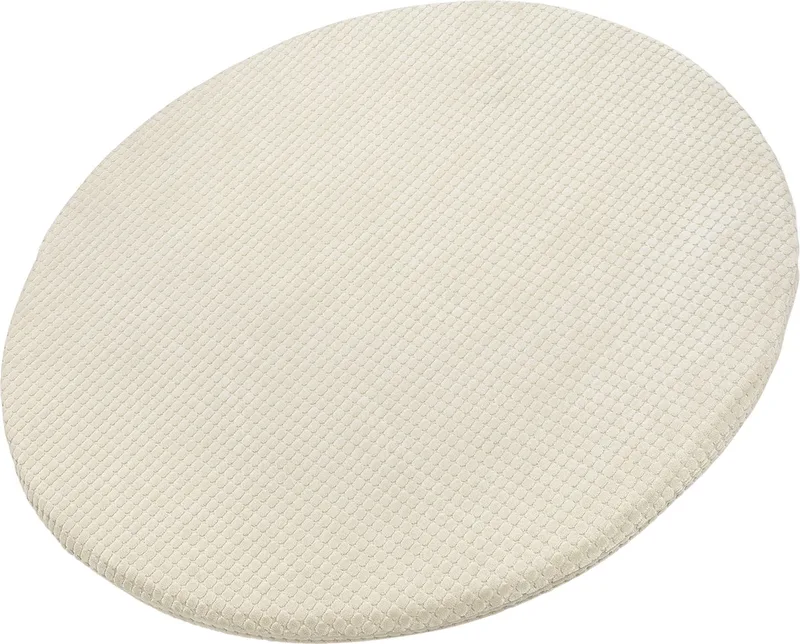 Pebble Hoeslaken Boxmatras - Deluxe Jacquard - ⌀90/95cm van Meyco in Soft Sand – productfoto