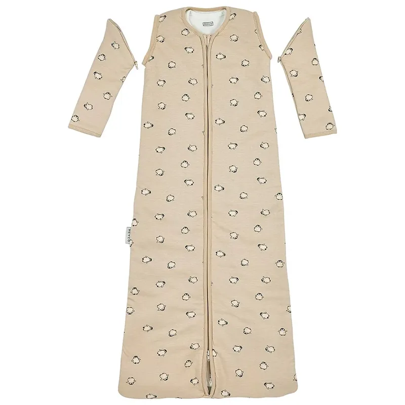 Penguin Baby Slaapzak 4 Seizoenen - 3.0 TOG de Meyco en Soft Sand – photo produit 4 sur 6