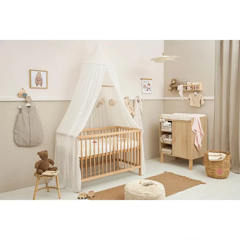Plume hemeltje voor babybed 55x240 cm van Meyco – productfoto 3 van 4