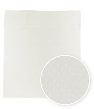 Plume Wieglaken - 75 x 100 cm - Offwhite by Meyco in White – product photo 3 of 3