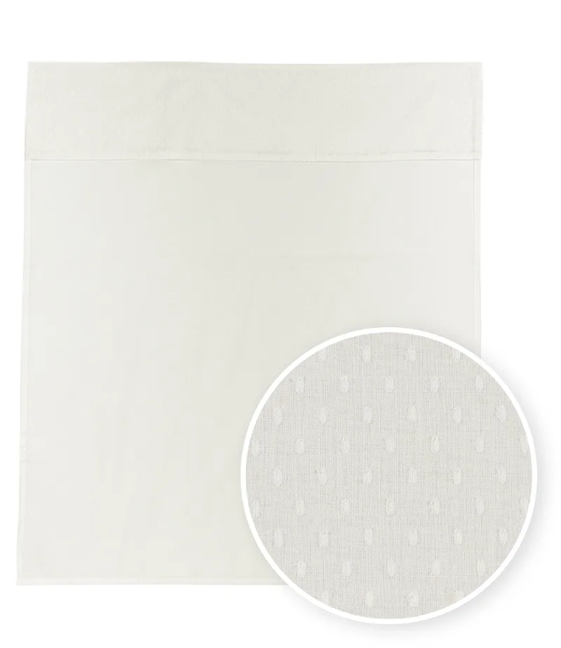Plume Wieglaken - 75 x 100 cm - Offwhite by Meyco in White – product photo 3 of 3