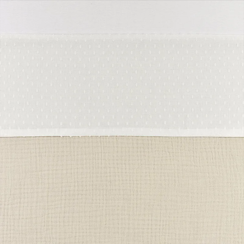 Plume Wieglaken - 75 x 100 cm - Offwhite van Meyco in Wit – productfoto