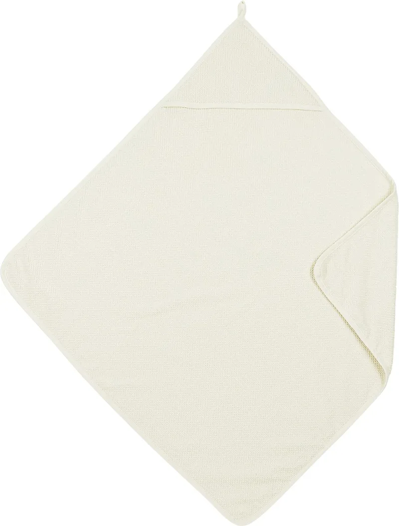 Popcorn badcape - 75x75cm de Meyco en Naturel – photo produit