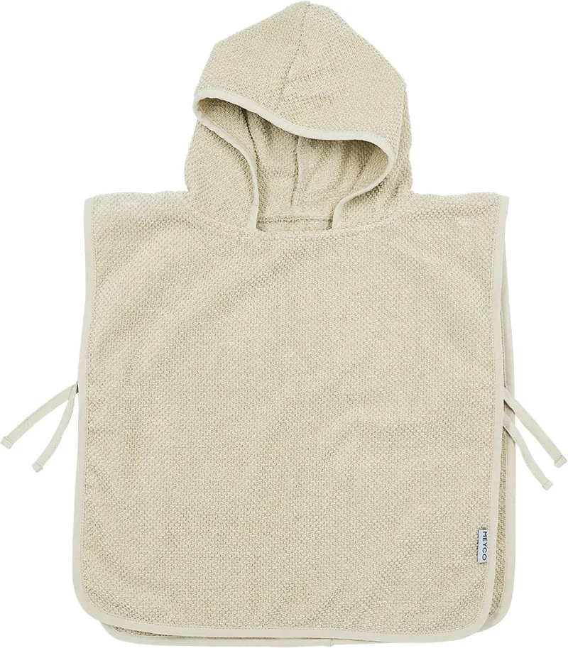 Popcorn badponcho - 1-3 jaar de Meyco en Soft Sand – photo produit