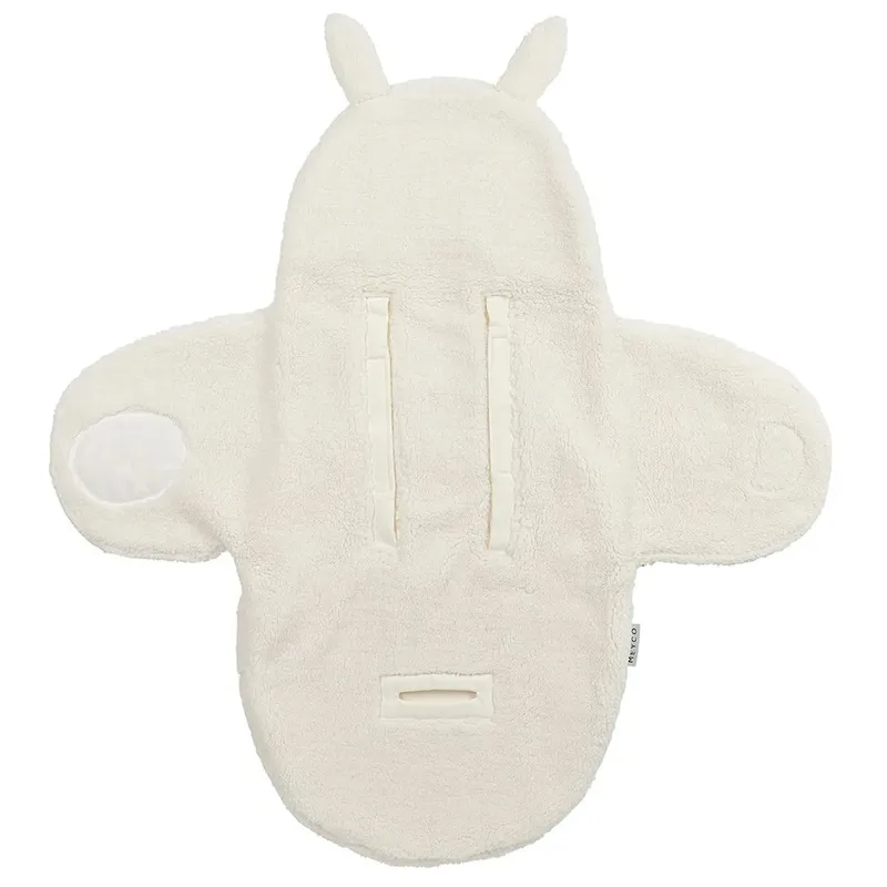 Rabbit Wikkeldeken - Teddy by Meyco in Natural – product photo 4 of 6