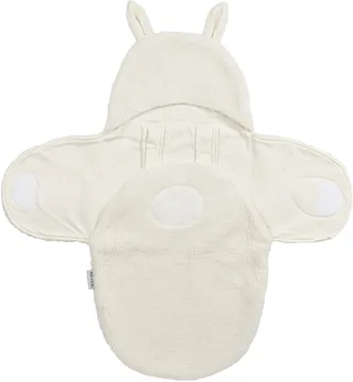 Rabbit Wikkeldeken - Teddy by Meyco in Natural – product photo 1 of 6