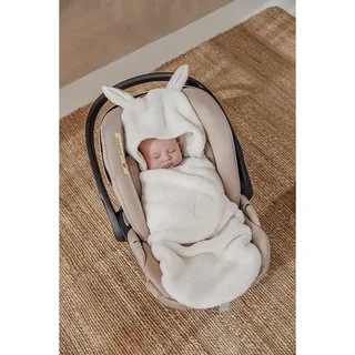 Rabbit Wikkeldeken - Teddy by Meyco in Natural – product photo 5 of 6