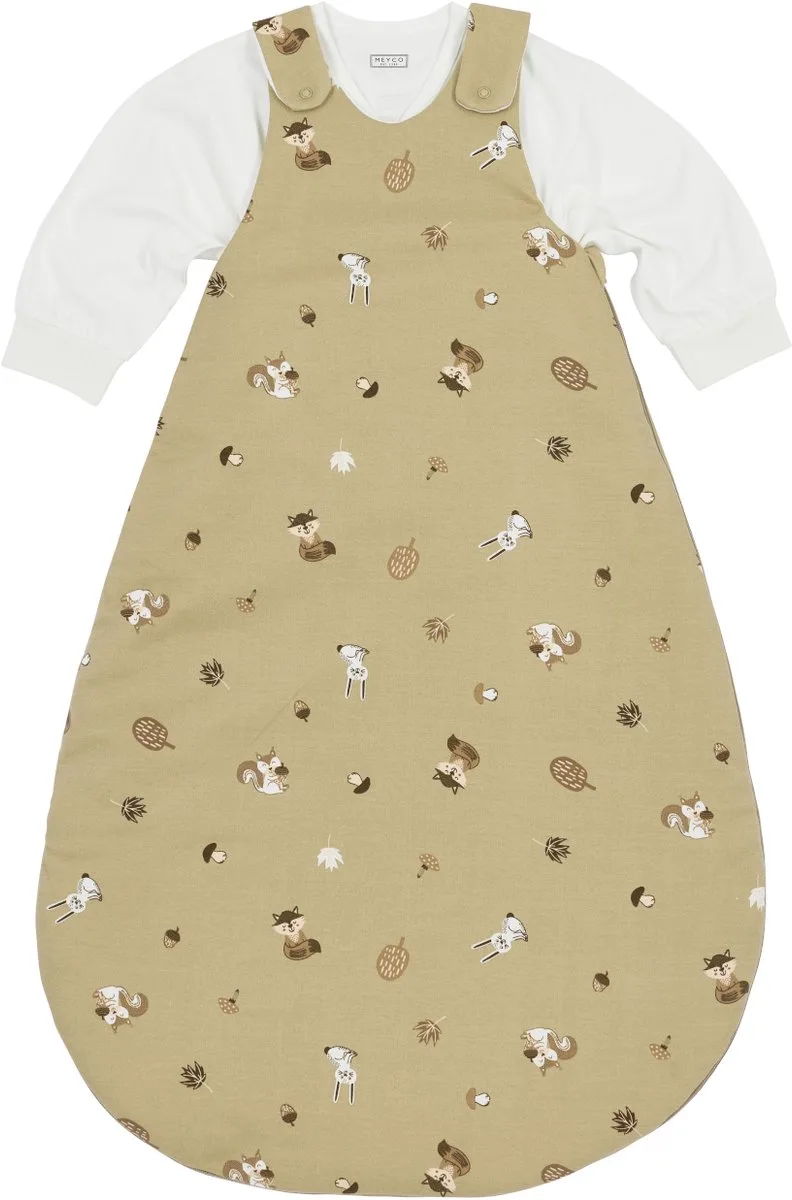 Slaapzak Winter Forest Animals - rond tweedelig - 80/86 - winterslaapzak de Meyco en Sand – photo produit