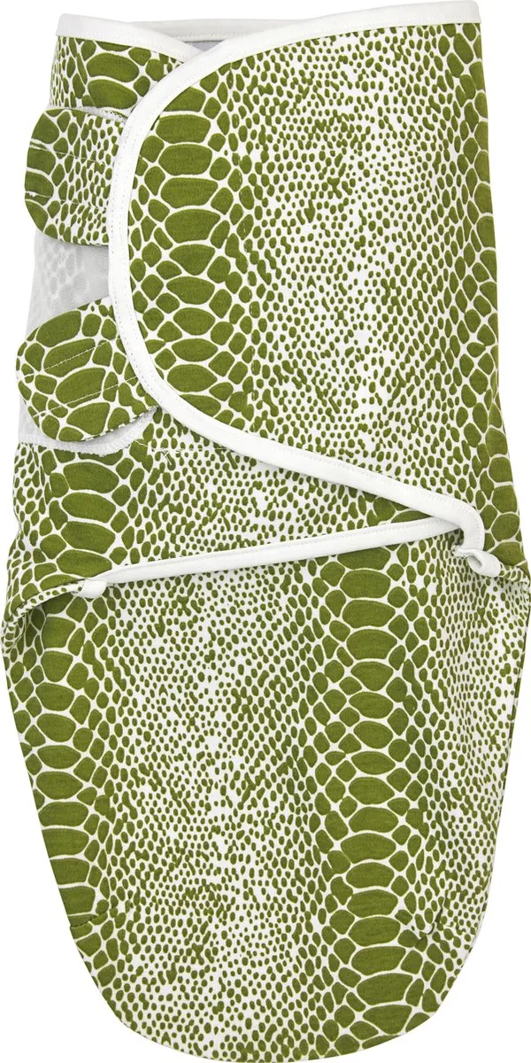 Snake swaddlemeyco inbakerdoek - 0-3 maanden van Meyco in Avocado – productfoto