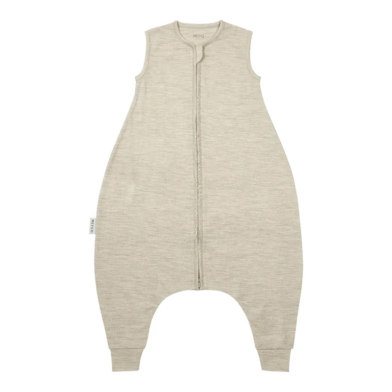 Sommer-Sleepoverall Merinowolle 0.5 TOG de Meyco en Beige – photo produit
