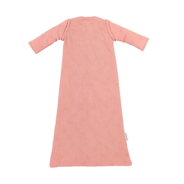 Studio Collection Bow Baby Slaapzak Met Afritsbare Mouwen - 110cm - 2.5 TOG by Meyco in Rose – product photo 3 of 4