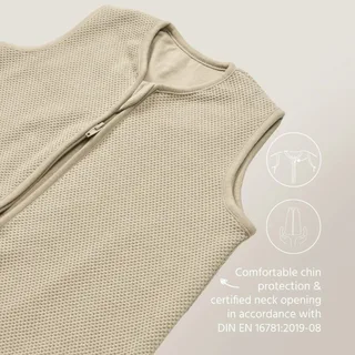 Studio Collection Classic Baby Slaapzak - 110cm - 1.0 TOG by Meyco in Sand – product photo 2 of 3