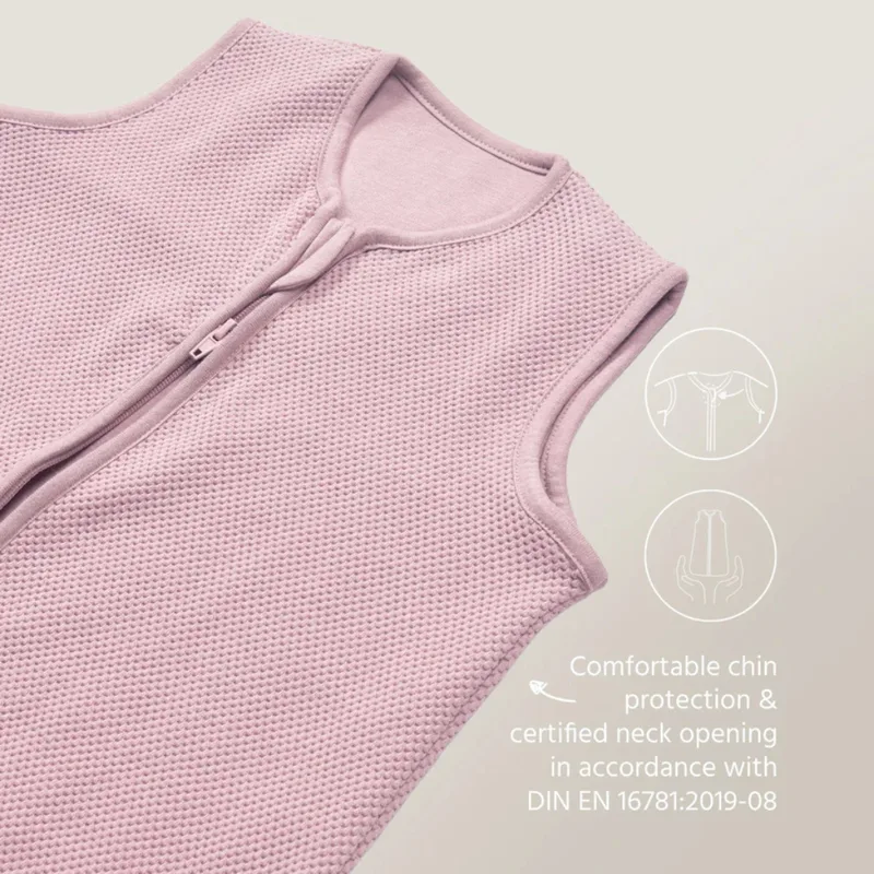 Studio Collection Classic Baby Slaapzak - 70cm - 1.0 TOG van Meyco in Purple Pink – productfoto 2 van 3