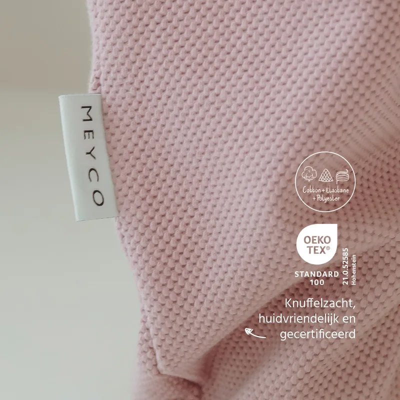 Studio Collection Classic Baby Slaapzak - 70cm - 1.0 TOG van Meyco in Purple Pink – productfoto 3 van 3
