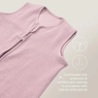 Studio Collection Classic Baby Slaapzak - 90cm - 1.0 TOG från Meyco i Purple Pink – produktbild 2 av 3