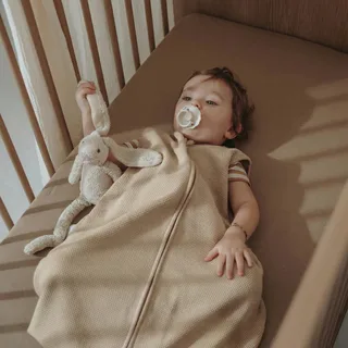 Studio Collection Classic Baby Slaapzak - 90cm - 1.0 TOG de Meyco en Sand – photo produit 3 sur 4