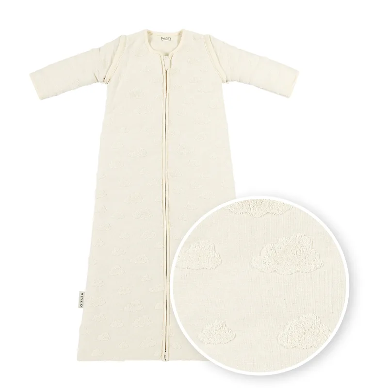 Studio Collection Clouds Baby Slaapzak Met Afritsbare Mouwen - 110cm - 2.5 TOG by Meyco in Natural – product photo 2 of 4