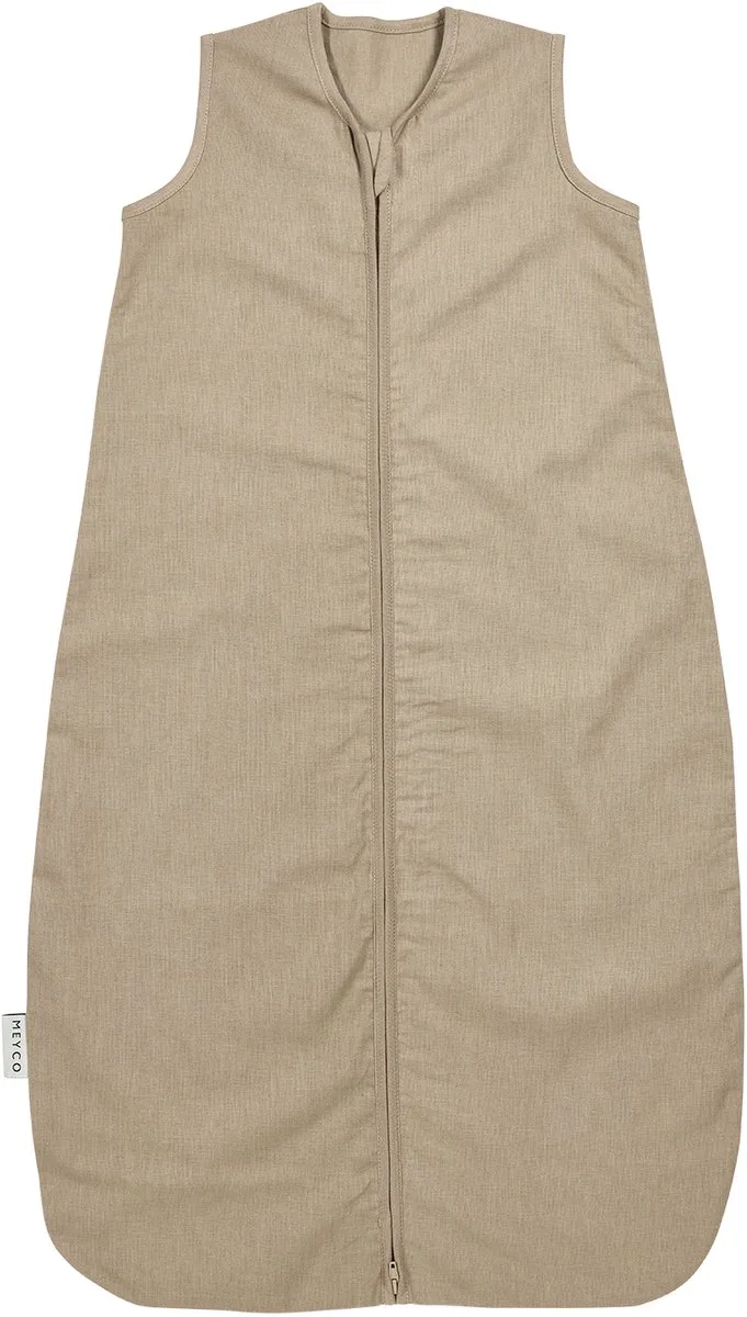 Studio Collection Linnen Baby Slaapzak - 110cm - 0.5 TOG by Meyco in Taupe – product photo