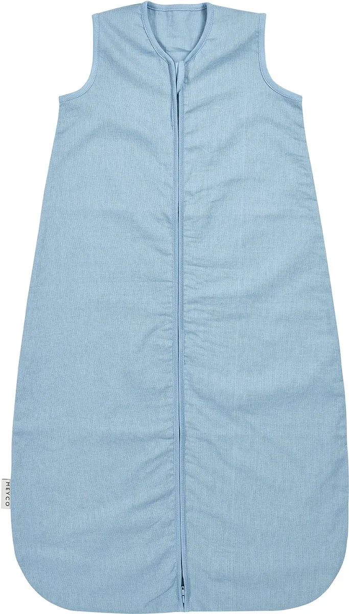 Studio Collection Linnen Baby Slaapzak - 90cm - 0.5 TOG by Meyco in Jeans Blue – product photo