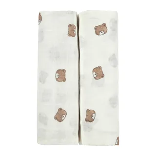 Swaddle Doek Meyco Bear Multicolour 2-pck von Meyco – Produktfoto 2 von 4