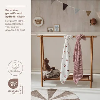 Swaddle Doek Meyco Girly Garden Multicolour 2-pck van Meyco – productfoto 4 van 4