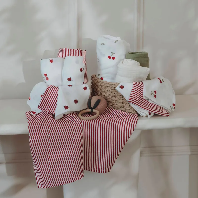 Swaddle Doek Meyco Girly Garden Multicolour 2-pck van Meyco – productfoto 3 van 4
