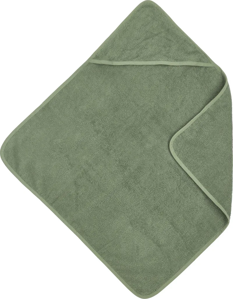 Uni Badcape - Badstof - 75x75cm de Meyco en Forest Green – photo produit