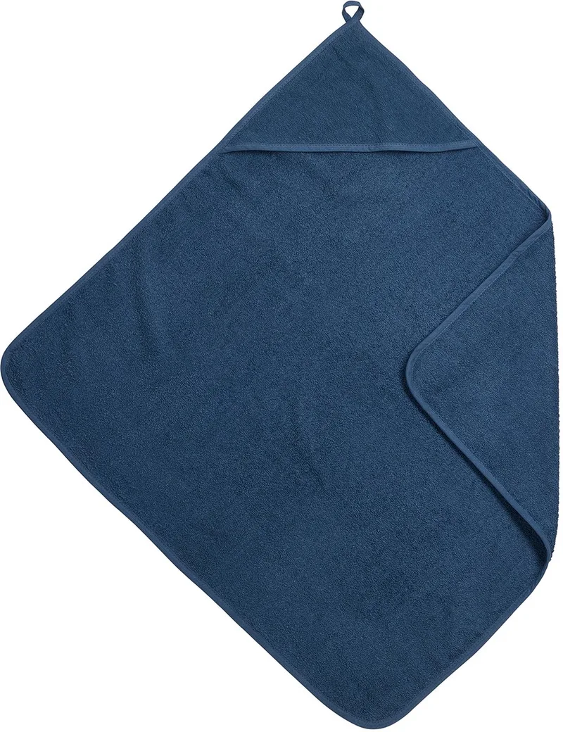Uni Badecape, Frottee, 75x75cm von Meyco in Indigo – Produktfoto