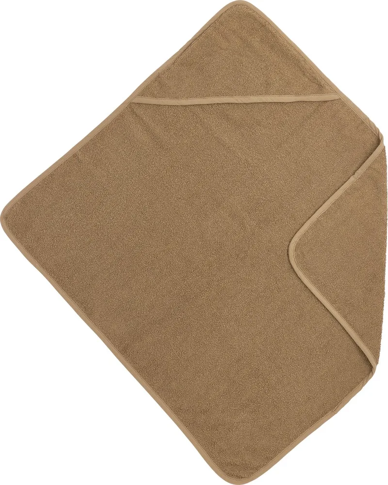 Uni Badcape - Badstof - 75x75cm de Meyco en Toffee – photo produit