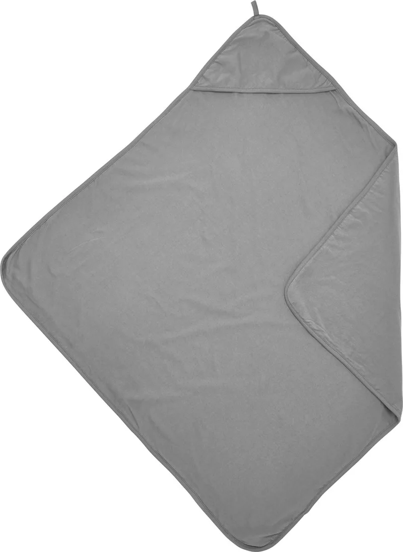 Uni badcape - grey - 80x80cm van Meyco in Grijs – productfoto
