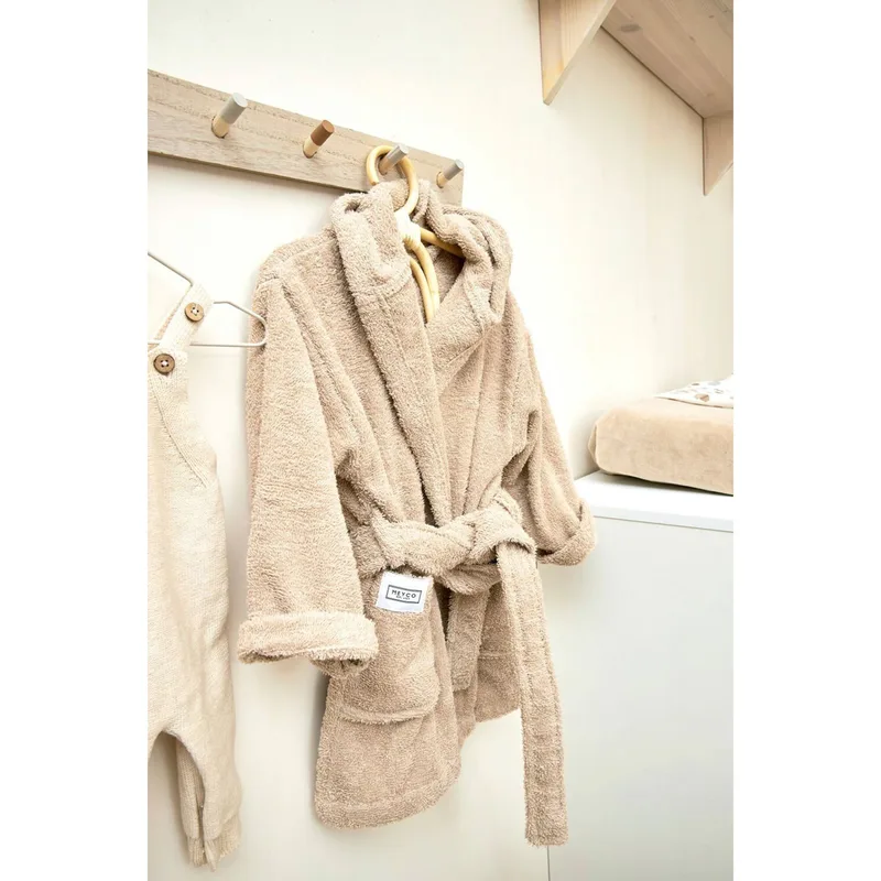 Uni badjas - badstof - 86/92 van Meyco in Sand – productfoto 3 van 3