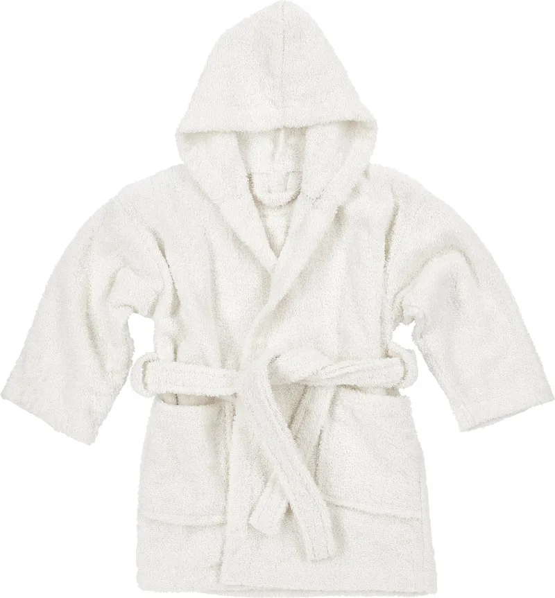 Uni badjas - badstof - 98/104 von Meyco in Offwhite – Produktfoto