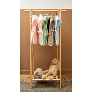 Uni badponcho - badstof - 1-3 jaar van Meyco in Sand – productfoto 2 van 2