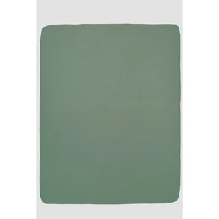 Uni hoeslaken boxmatras - 75x95cm by Meyco in Forest Green – product photo 2 of 2