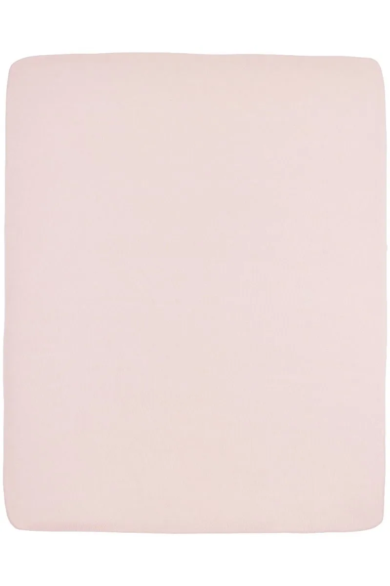 Uni hoeslaken boxmatras - 75x95cm by Meyco in Soft Pink – product photo 2 of 2