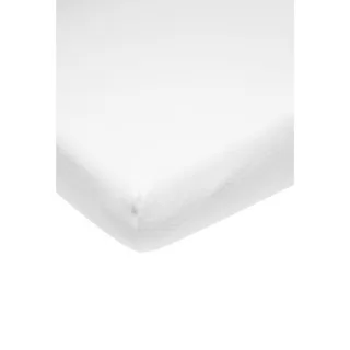 Uni hoeslaken boxmatras - 75x95cm by Meyco in White – product photo 2 of 2