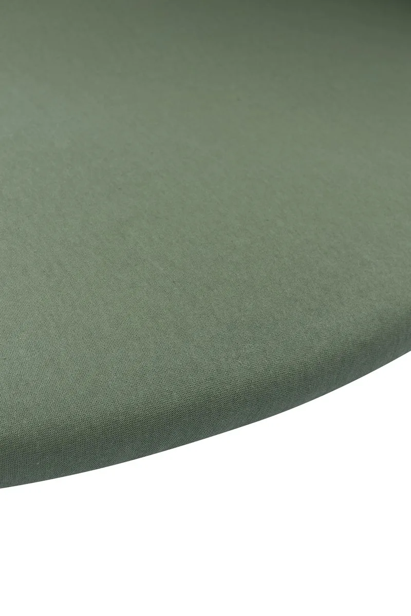 Uni hoeslaken boxmatras - rond 90/95cm de Meyco en Forest Green – photo produit