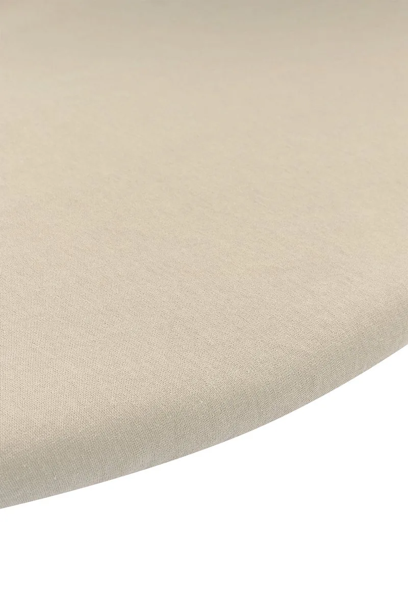 Uni hoeslaken boxmatras - rond 90/95cm de Meyco en Sand – photo produit
