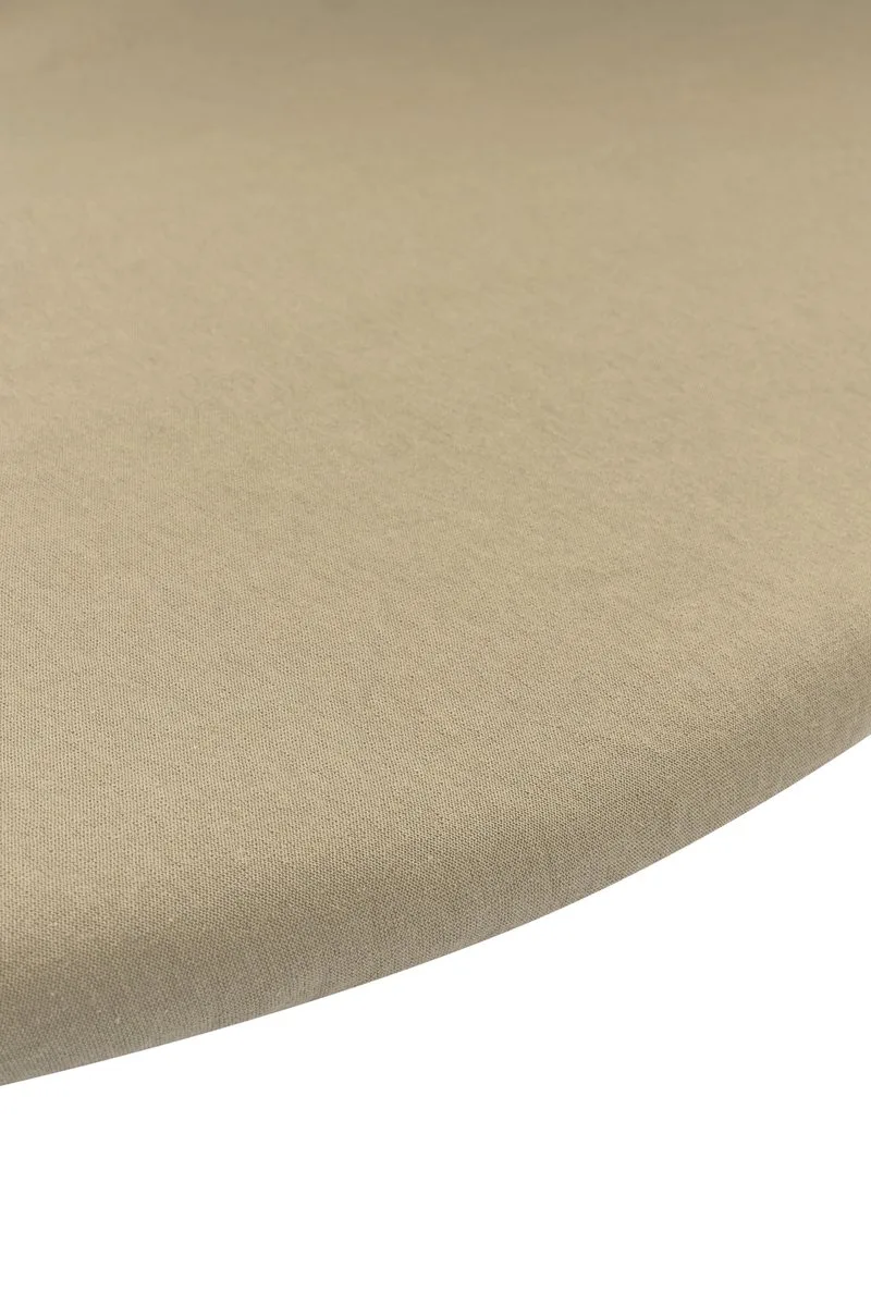 Uni hoeslaken boxmatras - rond 90/95cm de Meyco en Taupe – photo produit