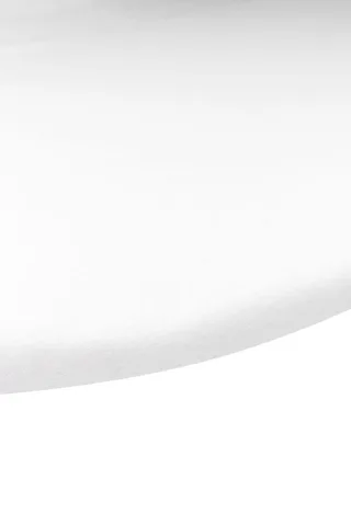 Uni hoeslaken boxmatras - white - rond 90/95cm by Meyco in White – product photo 2 of 3