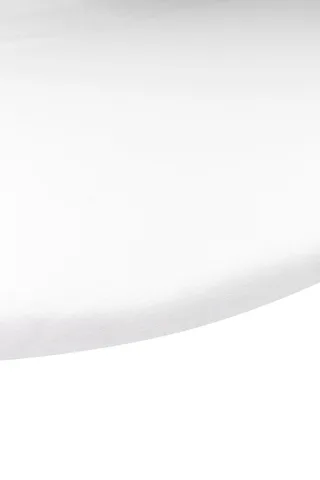 Uni hoeslaken boxmatras - white - rond 90/95cm by Meyco in White – product photo 1 of 3