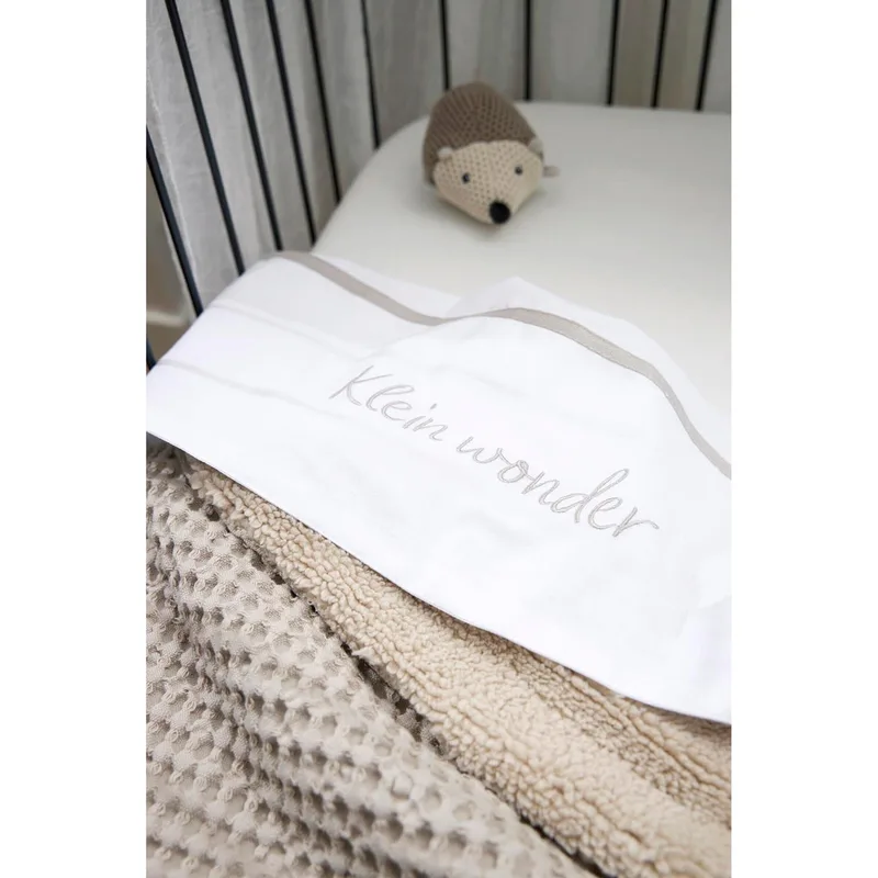 Uni Hoeslaken Co-sleeper - 2-pack - 50x90cm by Meyco in White – product photo 2 of 2