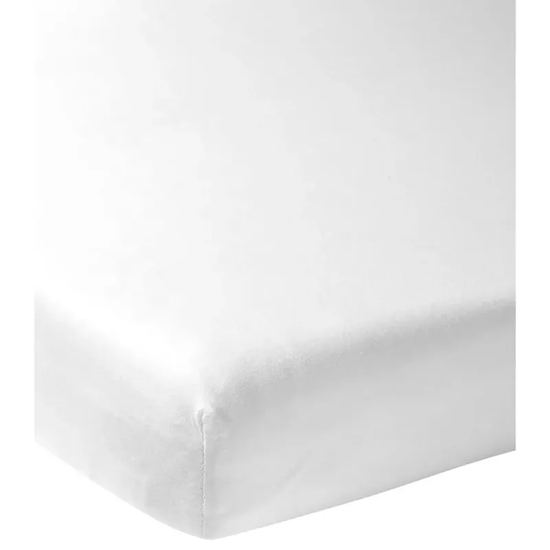 Uni hoeslaken co-sleeper - 50x90cm fra Meyco i Hvid – produktbillede 2 af 4