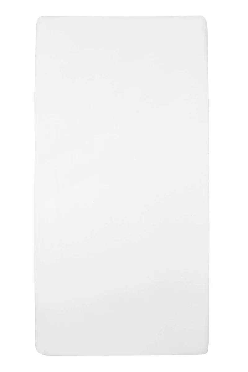 Uni Hoeslaken Juniorbed - 2-pack - 70x140/150cm de Meyco en Blanc – photo produit 2 sur 2