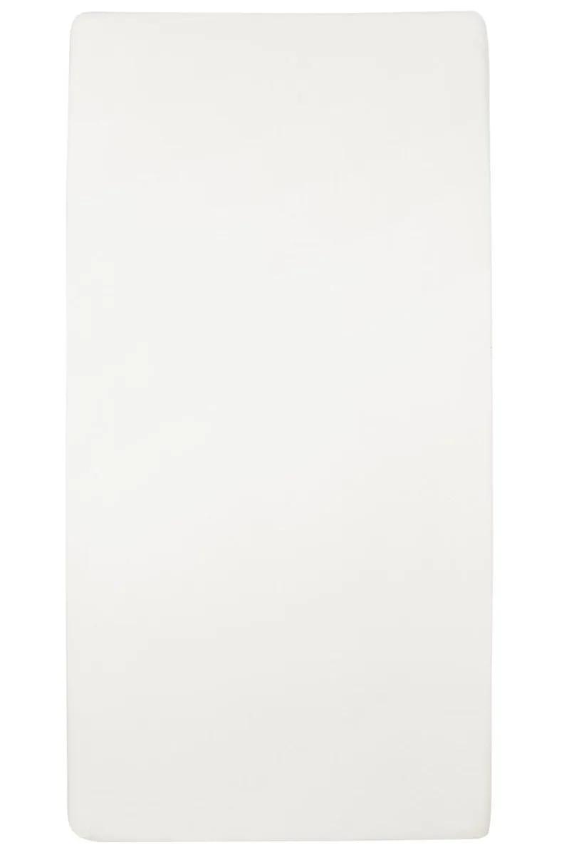 Uni hoeslaken juniorbed - 70x140/150cm fra Meyco i Offwhite – produktbillede
