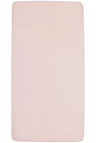 Uni hoeslaken juniorbed - 70x140/150cm by Meyco in Soft Pink – product photo 2 of 2