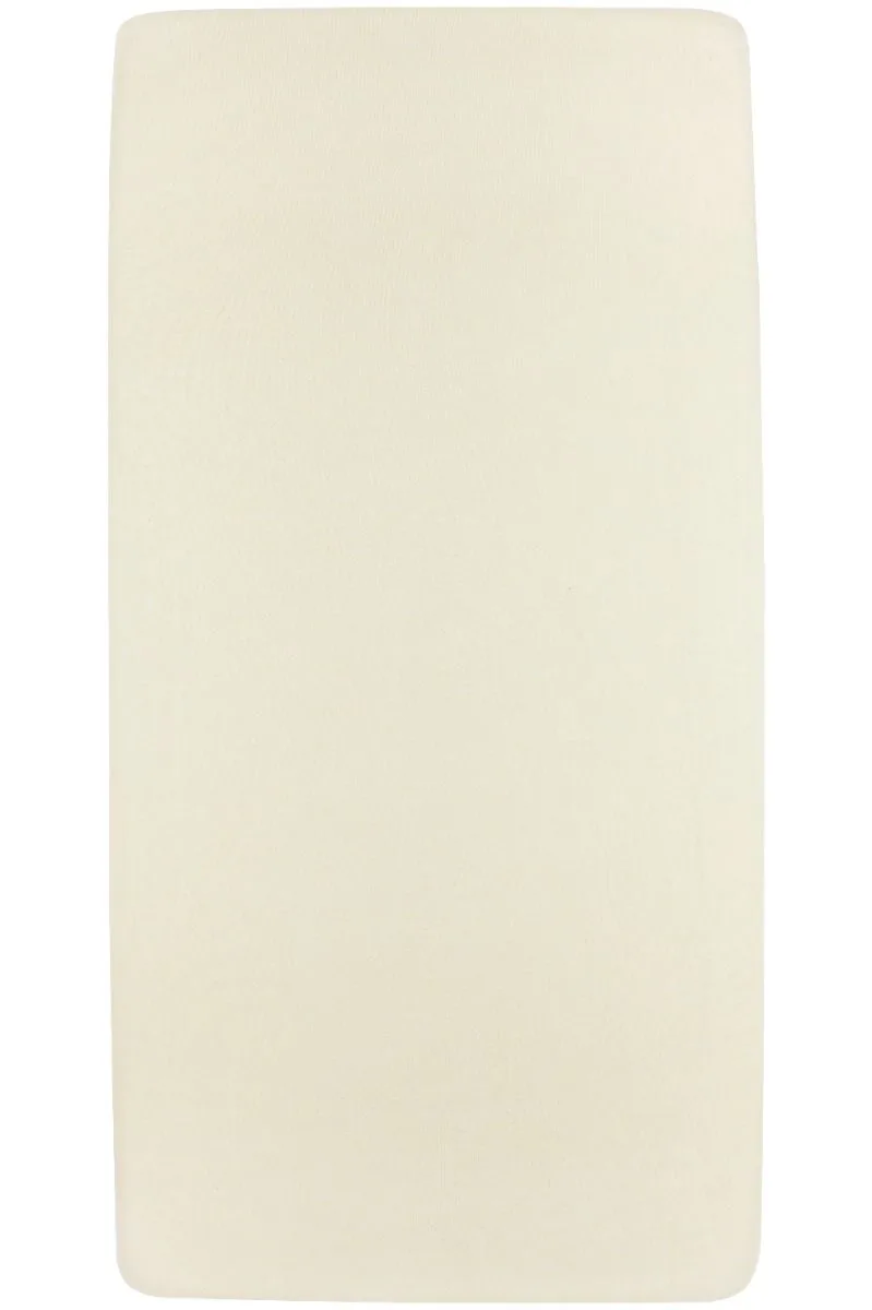 Uni hoeslaken juniorbed - jersey - 70x140/150cm by Meyco in Natural – product photo 2 of 4