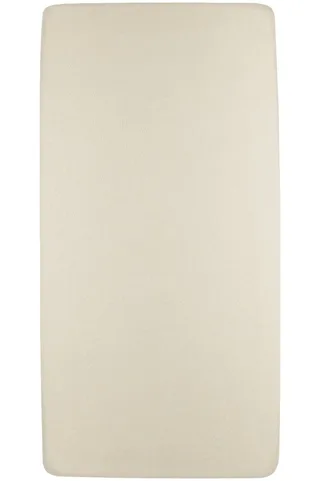 Uni hoeslaken juniorbed - jersey - 70x140/150cm by Meyco in Soft Sand – product photo 2 of 4