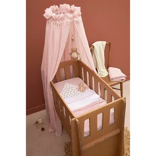 Uni Hoeslaken Ledikant - 2-pack - 60x120cm by Meyco in Soft Pink – product photo 4 of 4